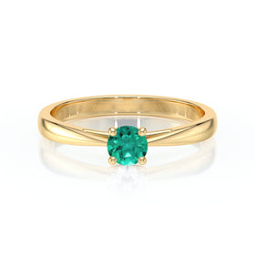 Solitaire émeraude Lune de Miel – 2