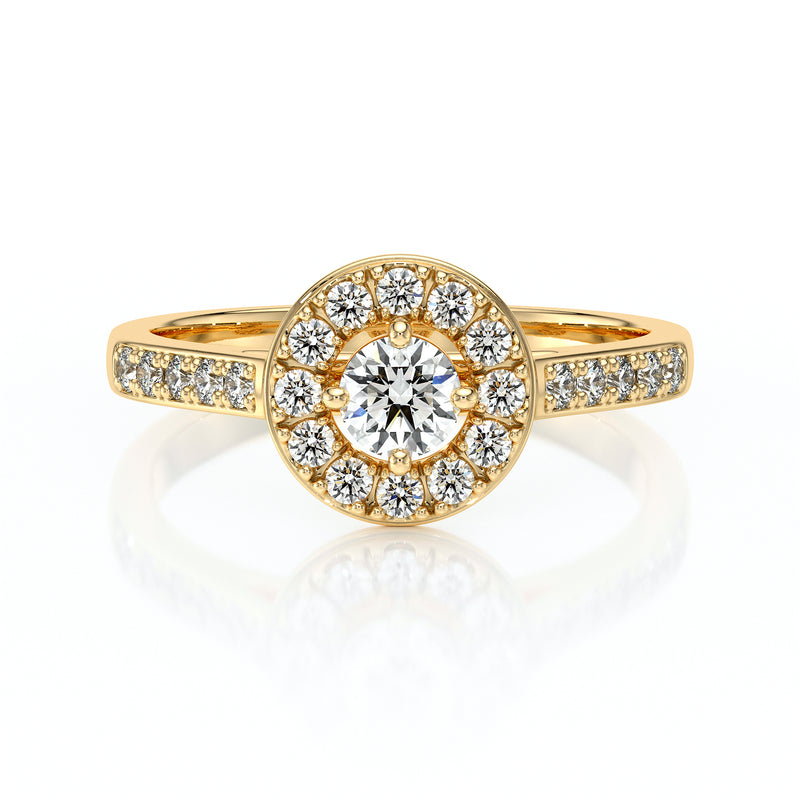 Bague entourage diamant noir Pour la Vie - 4