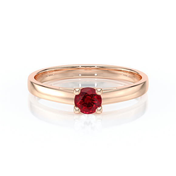 Solitaire rubis Lune de Miel – 1