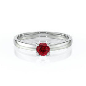 Solitaire rubis Lune de Miel – 1