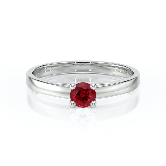 Solitaire rubis Lune de Miel – 1