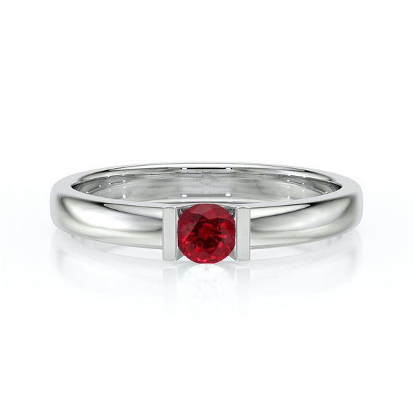 Solitaire rubis Pour Toujours - 2
