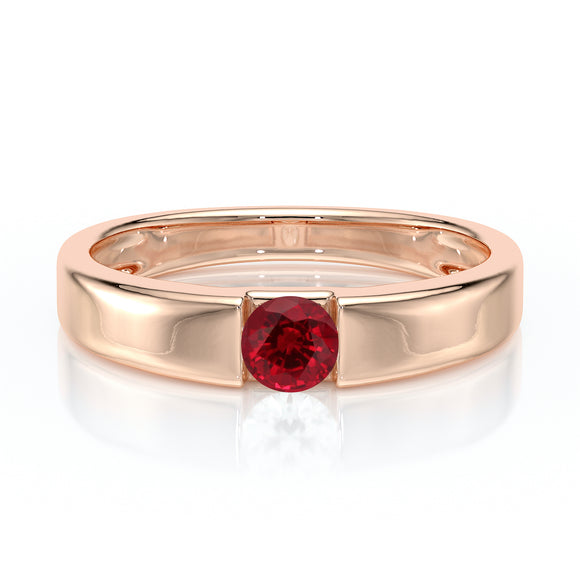 Solitaire rubis Pour Toujours - 3