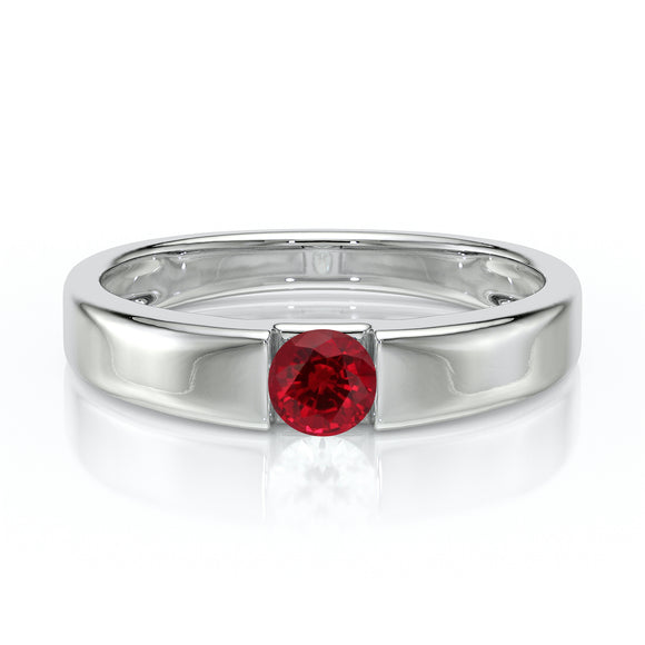 Solitaire rubis Pour Toujours - 3