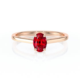 Solitaire rubis Une Promesse – 2