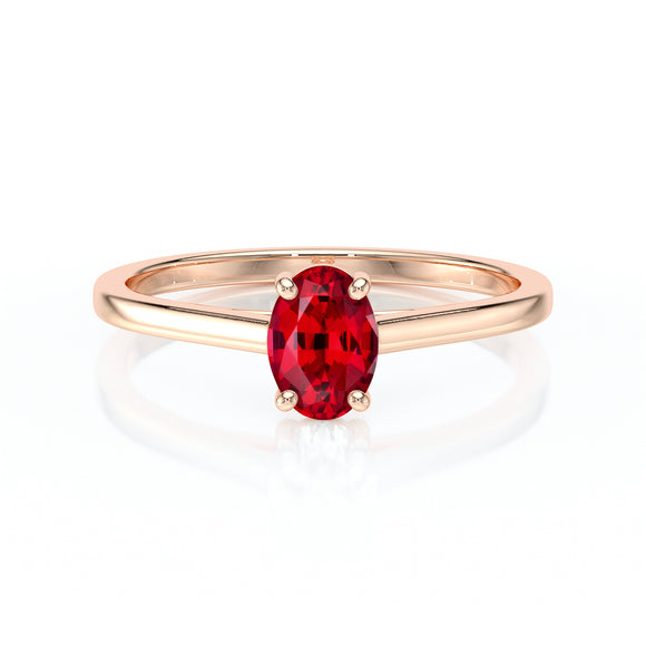 Solitaire rubis Une Promesse – 2