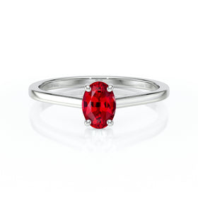 Solitaire rubis Une Promesse – 2