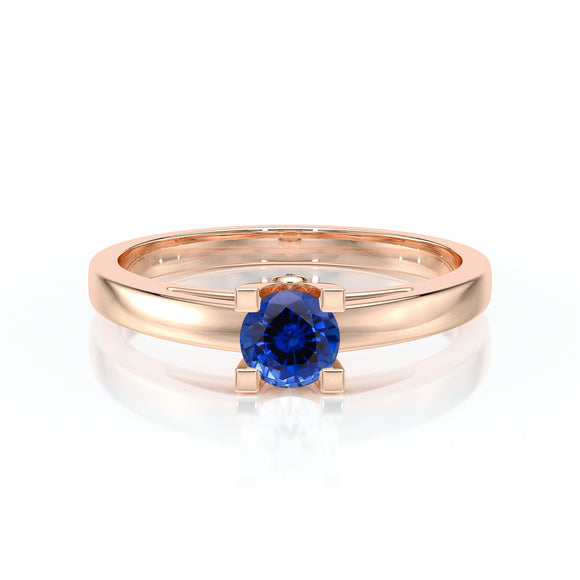 Solitaire saphir Lune de Miel - 10