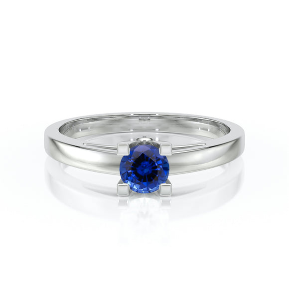 Solitaire saphir Lune de Miel - 10