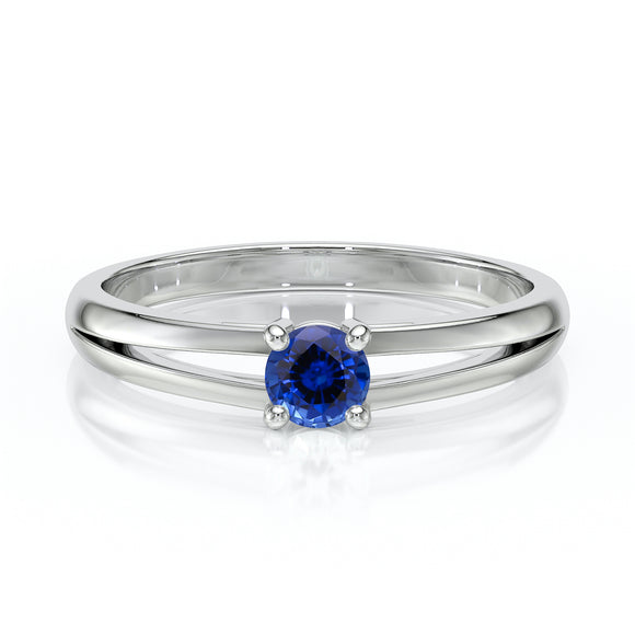 Solitaire saphir Lune de Miel - 14