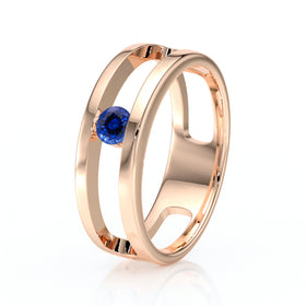 Solitaire saphir Pour Toujours - 5