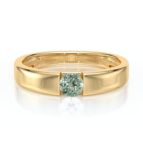 Solitaire saphir vert Pour Toujours - 3