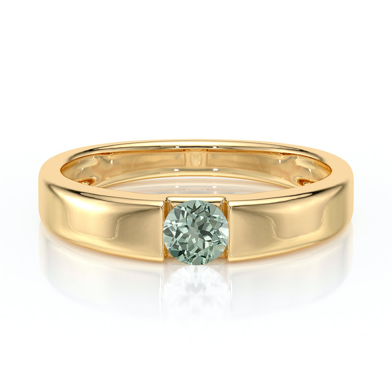 Solitaire saphir vert Pour Toujours - 3