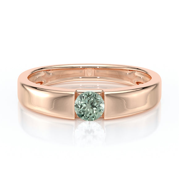 Solitaire saphir vert Pour Toujours - 3