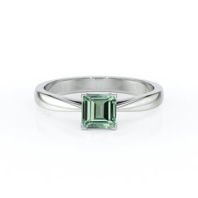 Solitaire saphir vert Une Promesse – 5