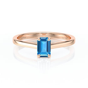 Solitaire topaze Une Promesse – 3