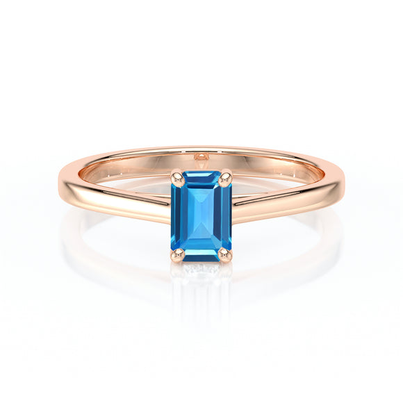 Solitaire topaze Une Promesse – 3