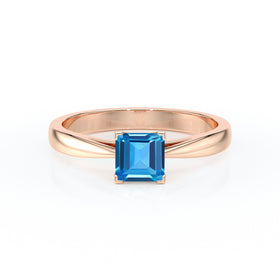 Solitaire topaze Une Promesse – 5