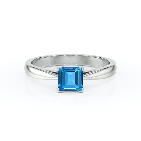Solitaire topaze Une Promesse – 5