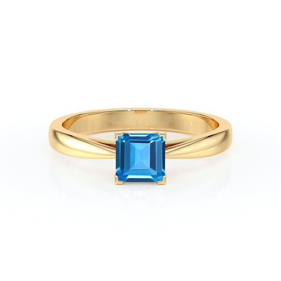 Solitaire topaze Une Promesse – 5
