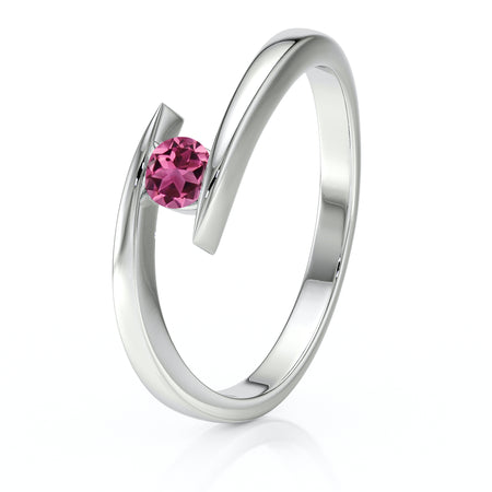 Solitaire tourmaline Etincelle d’Amour - 1