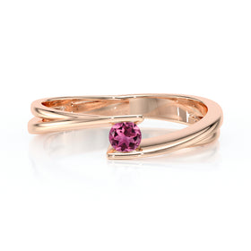 Solitaire tourmaline Etincelle d’Amour - 2