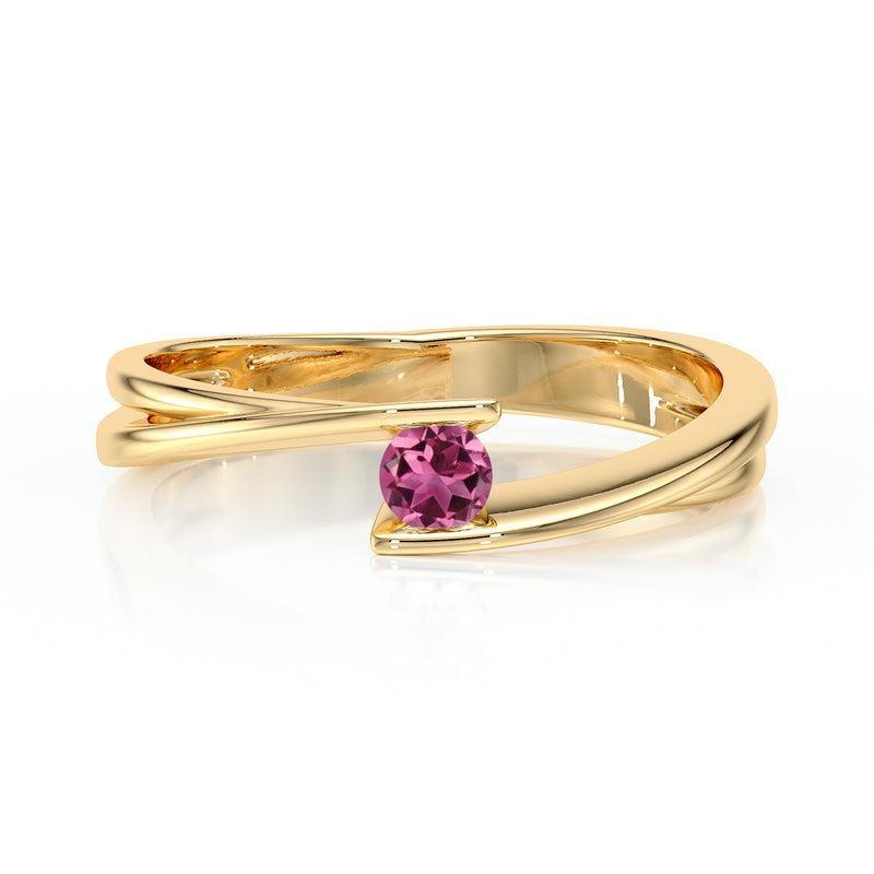 Solitaire tourmaline Etincelle d’Amour - 2