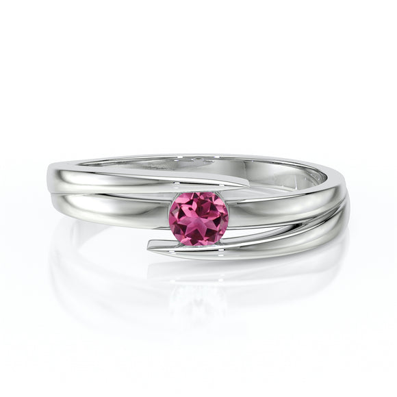 Solitaire tourmaline Etincelle d’Amour - 4