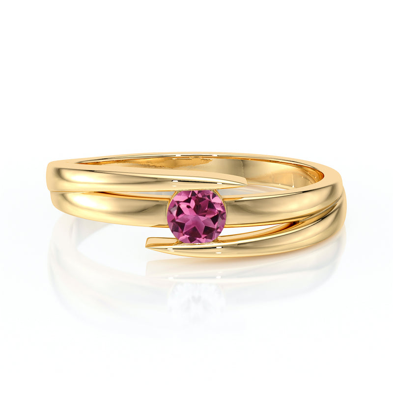 Solitaire tourmaline Etincelle d’Amour - 4