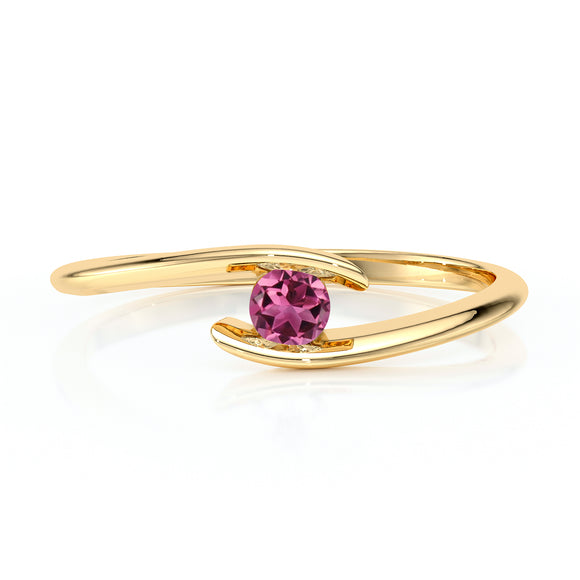 Solitaire tourmaline Etincelle d’Amour - 5