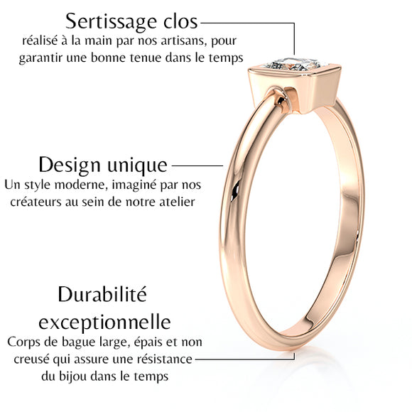 Solitaire émeraude Nuit de Noces – 3