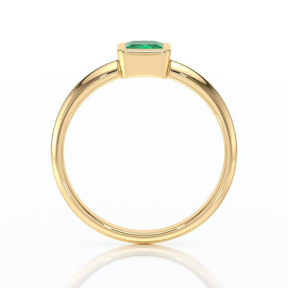 Solitaire émeraude Nuit de Noces – 3
