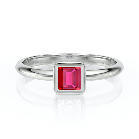 Solitaire rubis Nuit de Noces – 3