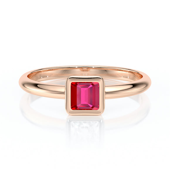 Solitaire rubis Nuit de Noces – 3