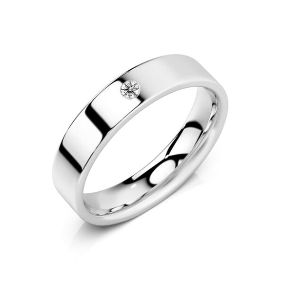 Alliance diamant Ruban Je Le Veux - 4,5mm