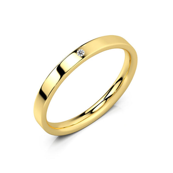 Alliance diamant Ruban Je Le Veux - 2,5mm