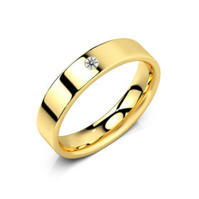 Alliance diamant Ruban Je Le Veux - 4,5mm