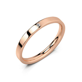 Alliance diamant Ruban Je Le Veux - 2,5mm