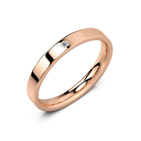 Alliance diamant Ruban Je Le Veux - 3mm