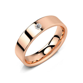 Alliance diamant Ruban Je Le Veux - 5mm