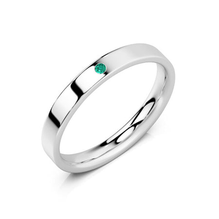 Alliance émeraude Ruban Je Le Veux - 3mm