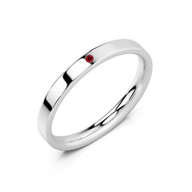 Alliance rubis Ruban Je Le Veux - 2,5mm