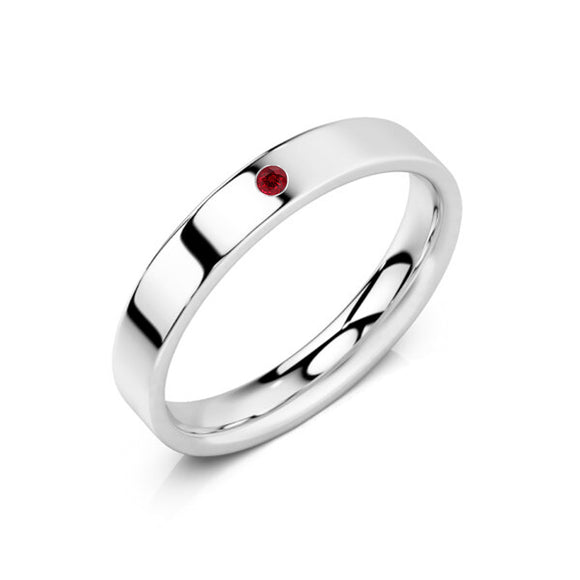 Alliance rubis Ruban Je Le Veux - 3,5mm