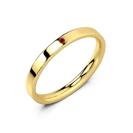 Alliance rubis Ruban Je Le Veux - 2,5mm