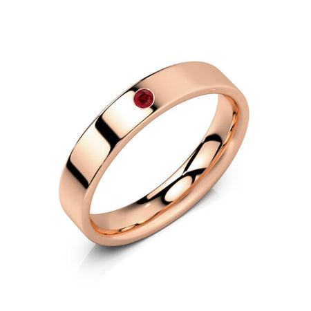Alliance rubis Ruban Je Le Veux - 4mm