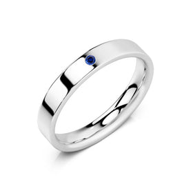 Alliance saphir Ruban Je Le Veux - 3,5mm