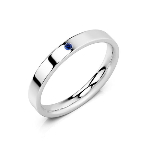 Alliance saphir Ruban Je Le Veux - 3mm