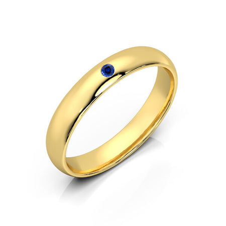 Alliance saphir demi jonc Pour le Meilleur - 3,5mm
