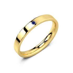 Alliance saphir Ruban Je Le Veux - 3mm
