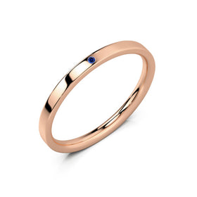 Alliance saphir Ruban Je Le Veux - 2mm